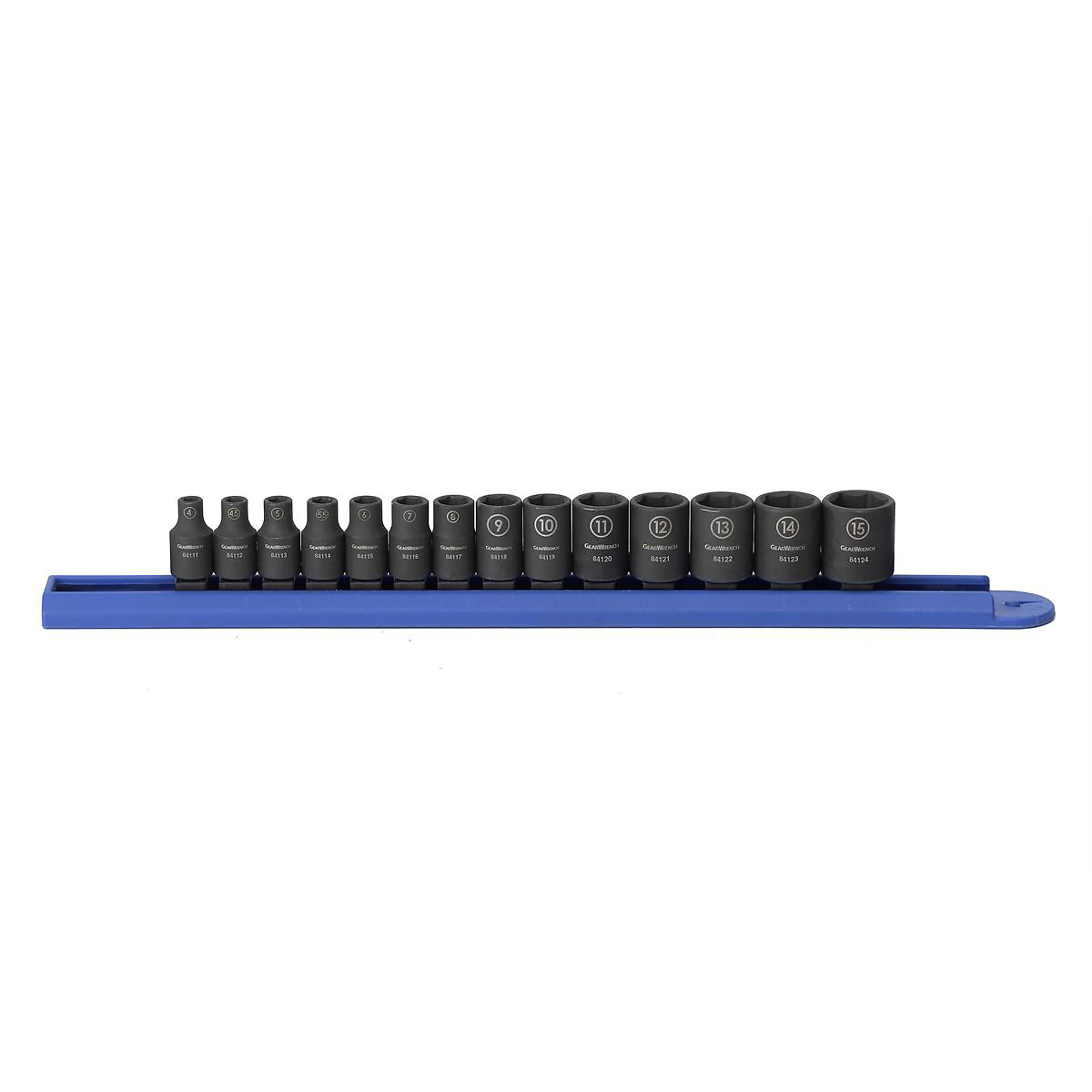GearWrench 14-Piece 1/4in. Drive Impact Socket Set — Metric, Model# KDT84907
